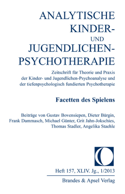 AKJP 1/2013, Nr. 157 (Printausgabe) – Facetten des Spielens