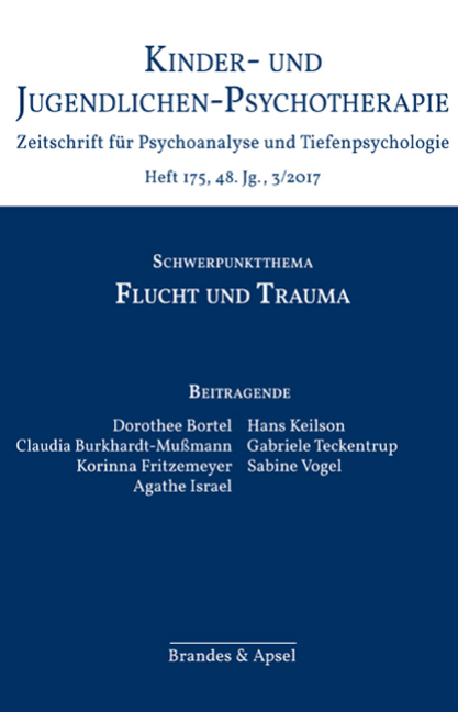 KJP 3/2017, Nr. 175 (Printausgabe) – Flucht und Trauma