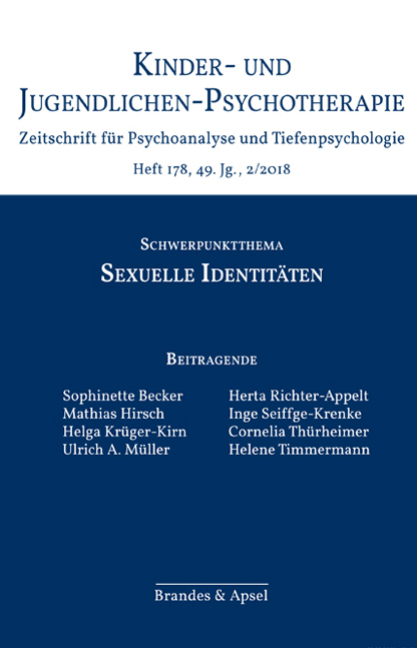 KJP 2/2018, Nr. 178 (Printausgabe) – Sexuelle Identitäten
