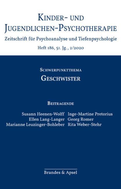 KJP 2/2020, Nr. 186 (Printausgabe) – Geschwister