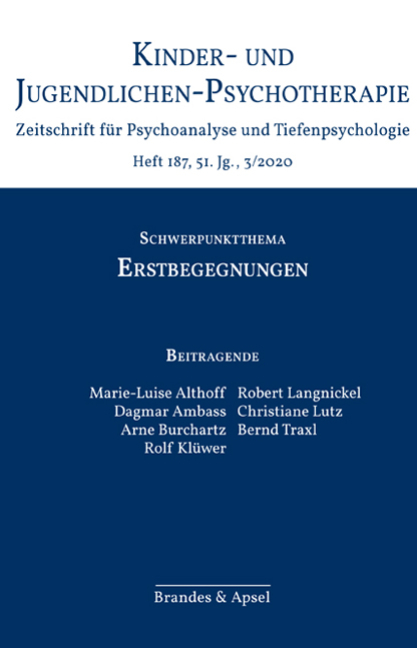 KJP 3/2020, Nr. 187 (Printausgabe) – Erstbegegnungen