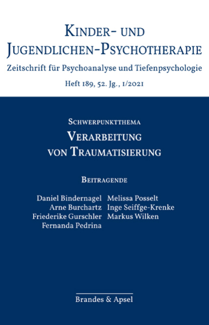 KJP 1/2021, Nr. 189 (Printausgabe) – Verarbeitung von Traumatisierung