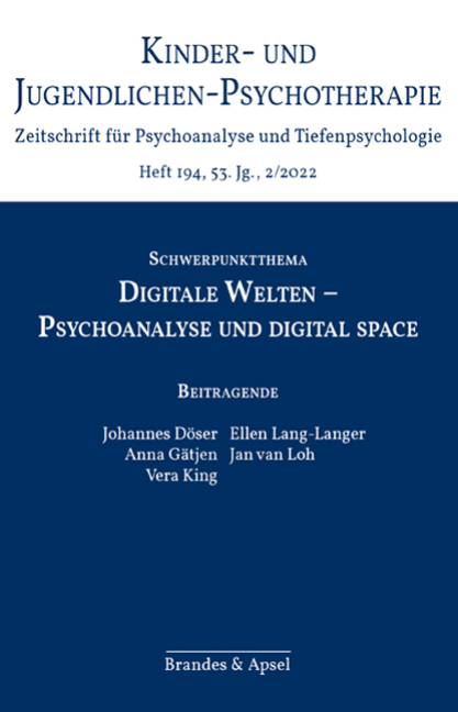 KJP 2/2022, Nr. 194 (Printausgabe) – Digitale Welten