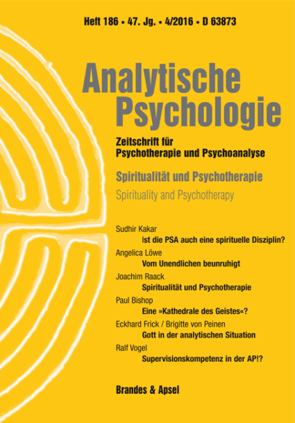 AP 4/2016, Nr. 186 (Printausgabe) – Spiritualität und Psychotherapie – Spirituality and Psychotherapy