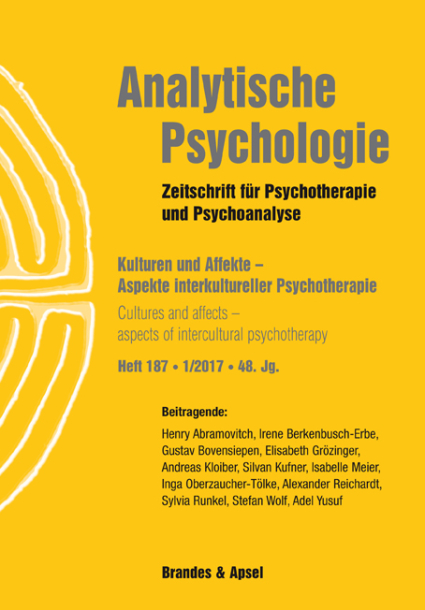 AP 1/2017, Nr. 187 (Printausgabe) – Kulturen und Affekte – Aspekte interkultureller Psychotherapie – Cultures and affects – aspects of intercultural psychotherapy