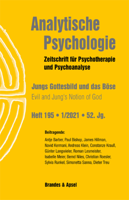 AP 1/2021, Nr. 195 (Printausgabe) – Jungs Gottesbild und das Böse – Evil and Jung’s Notion of God