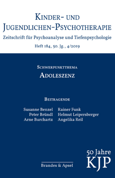 KJP 4/2019, Nr. 184 (Printausgabe) – Adoleszenz