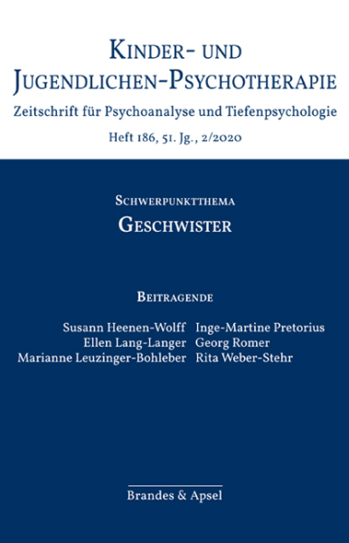 KJP 2/2020, Nr. 186 (E-Journal, pdf) – Geschwister