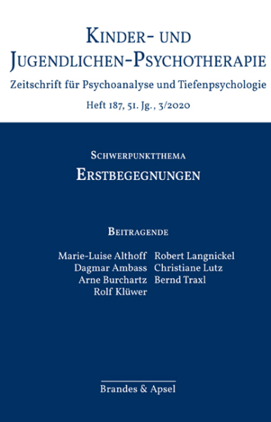 KJP 3/2020, Nr. 187 (E-Journal, pdf) – Erstbegegnungen