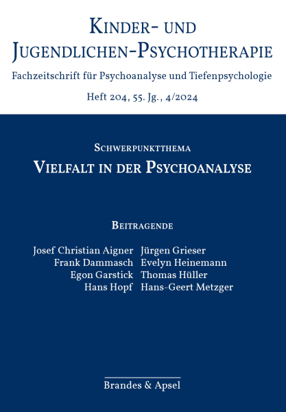KJP 4/2024, Nr. 204 (E-Journal, pdf) – Vielfalt in der Psychoanalyse